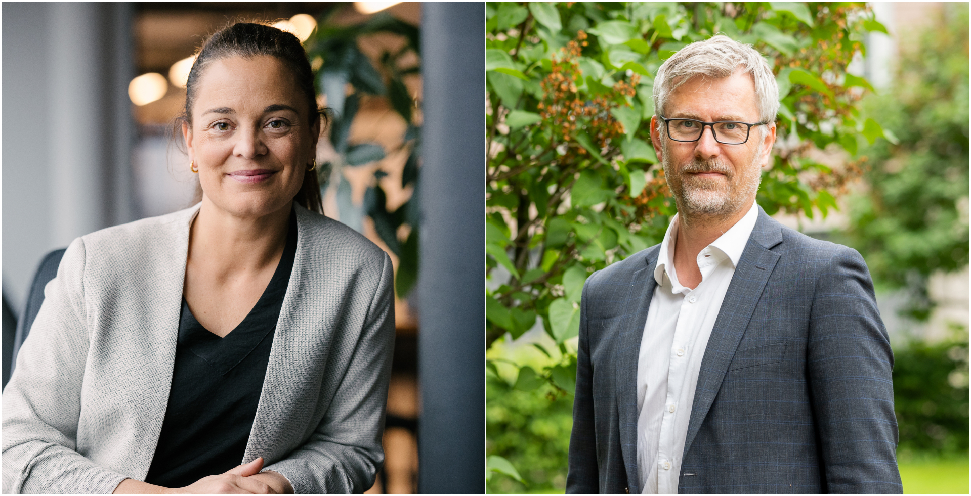 Liv Dingsør, administrerende direktør i Digital Norway og Onar Aanestad, direktør i ASVL.