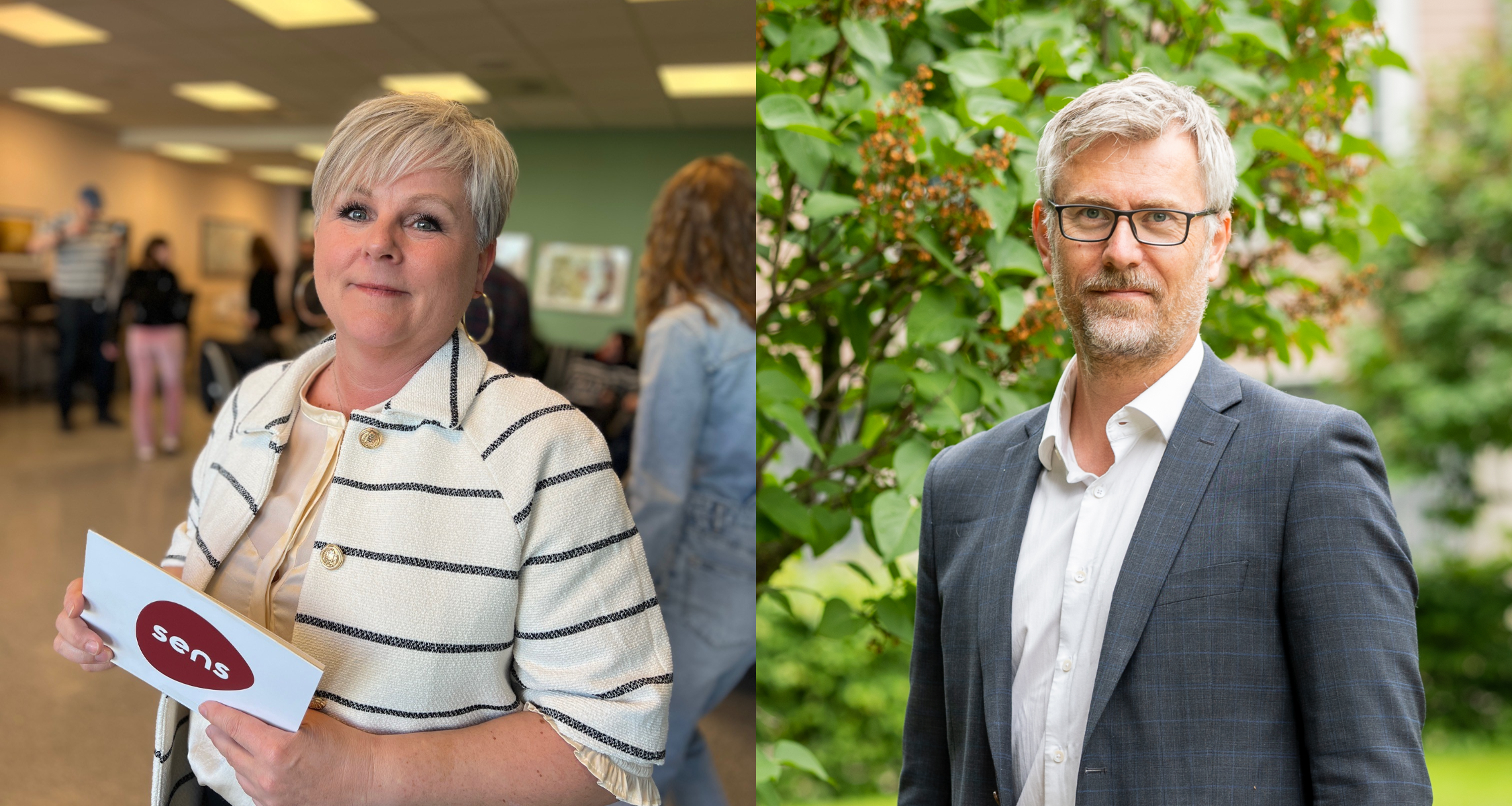 Line Remfeldt, adm.dir Sens og Onar Aanestad, direktør ASVL